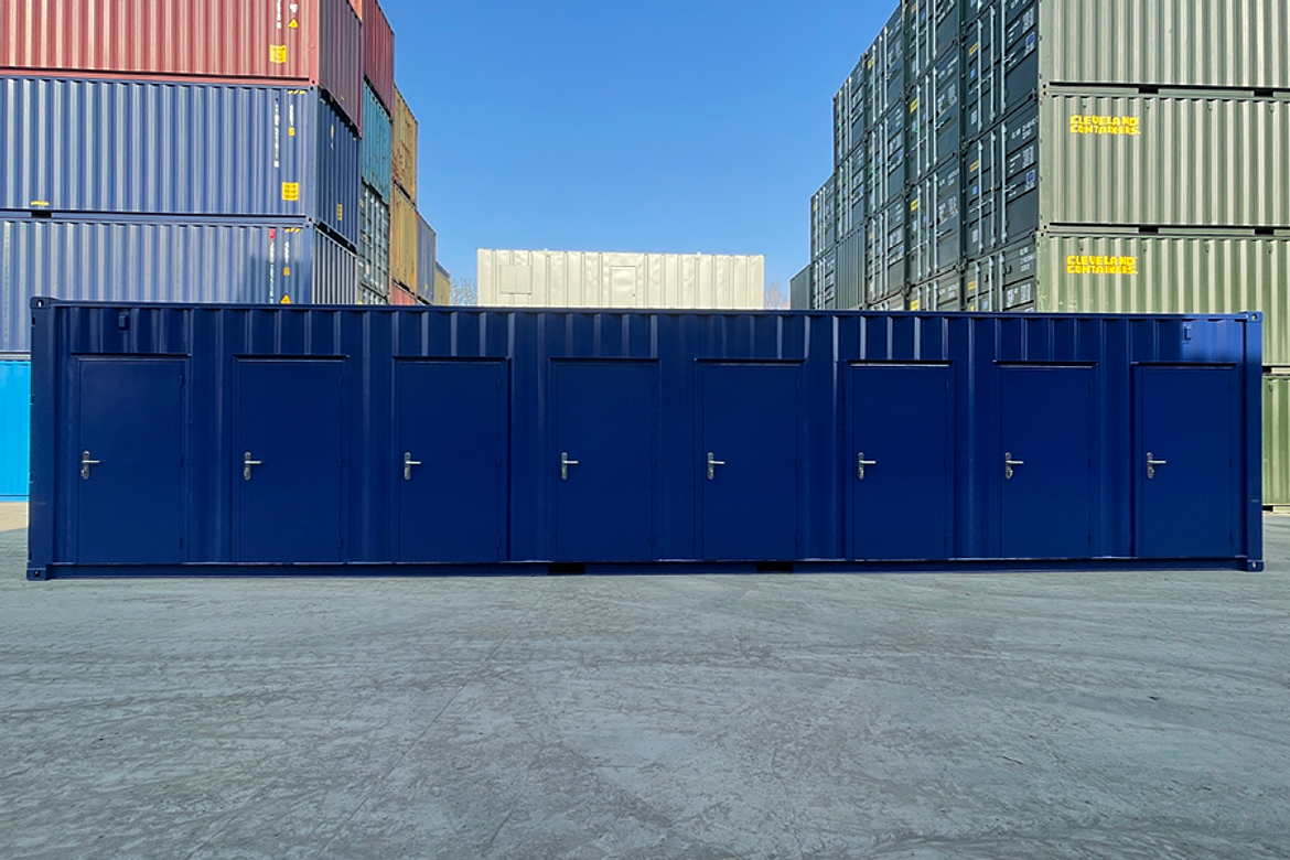 Novos Contentores Multi-Store de 40 Pés – 8 Portas (Multistore)